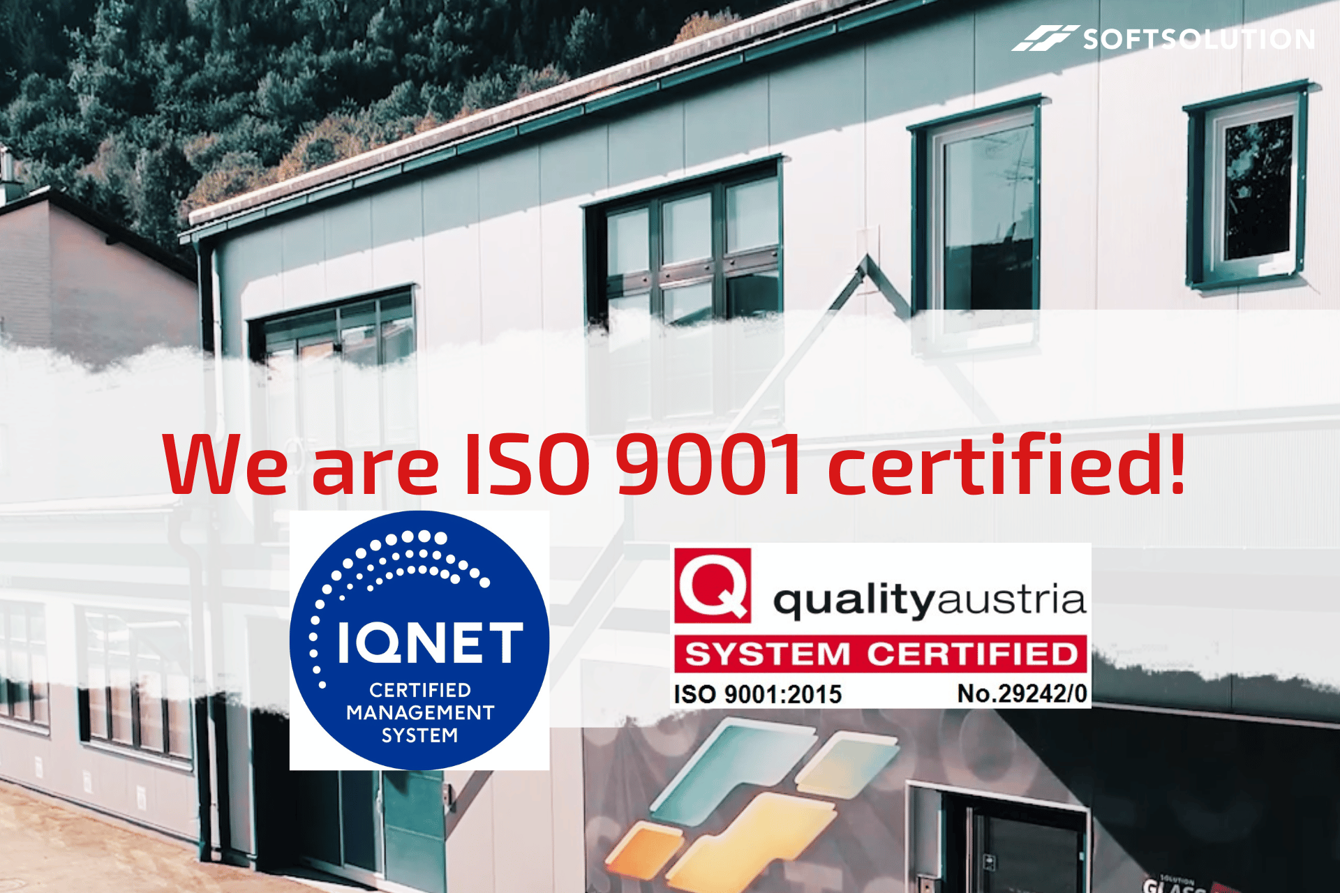 ISO 9001 Certification for Softsolution