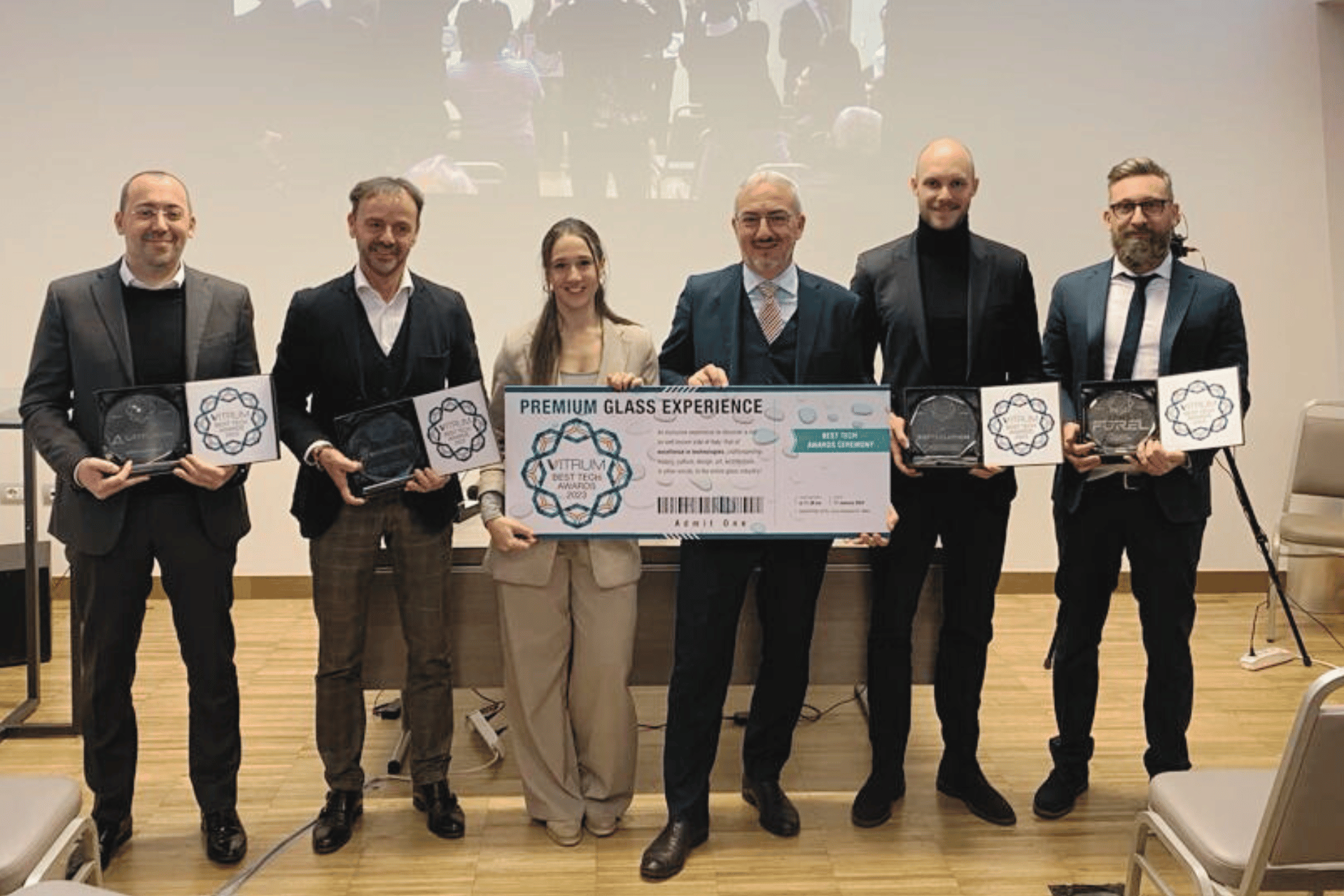 Group of winners of Best Tech Award Vitrum 2023