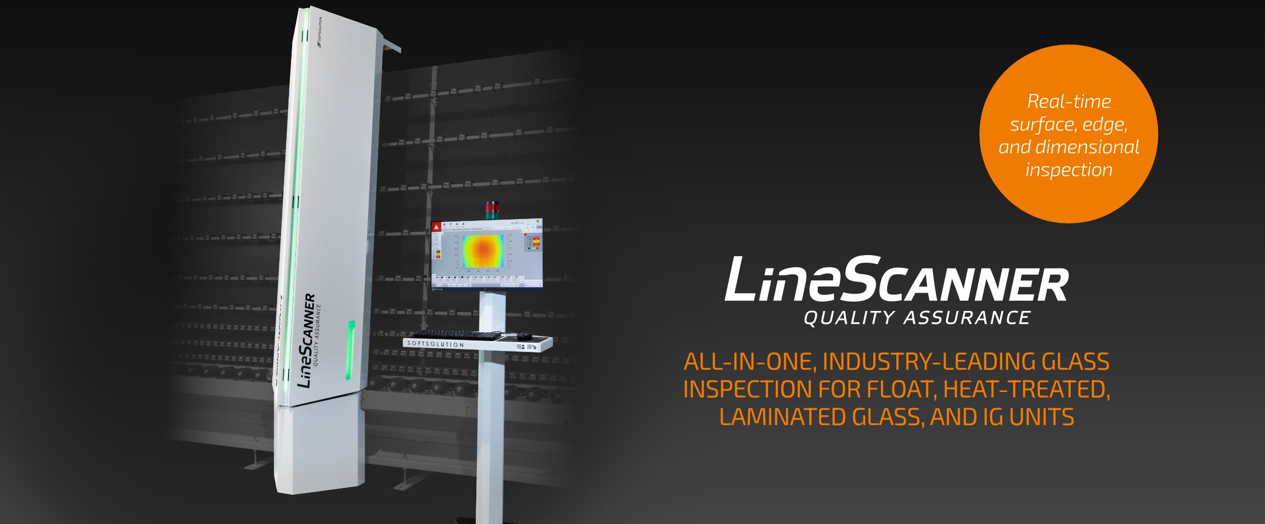 Produkt LineScanner - All-in-One Qualitätskontrolle für Flachglas