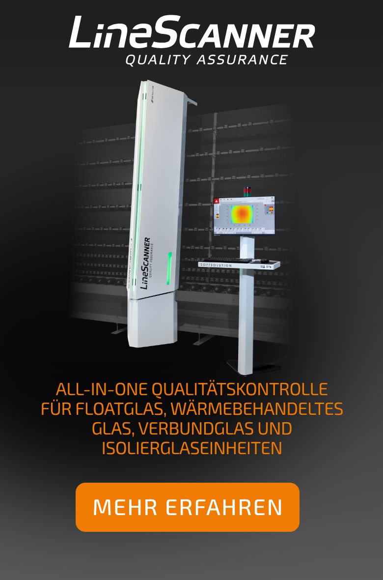 LineScanner - All-in-One-Qualitätskontrolle für Floatglas, wärmebehandeltes Glas, Verbundglas und Isolierglaseinheiten