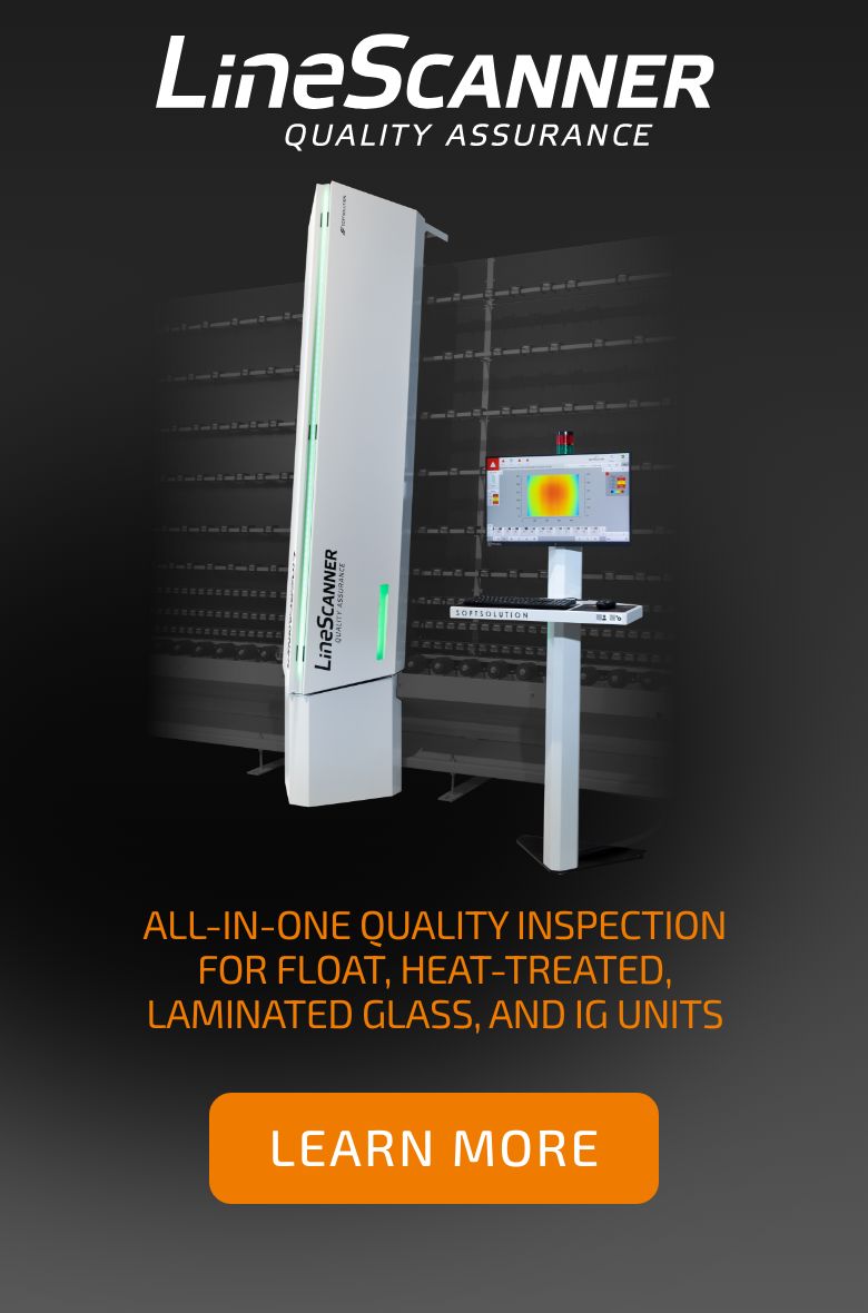 LineScanner - All-in-one quality inspection for float, heat-treated, laminated glass, and IG units