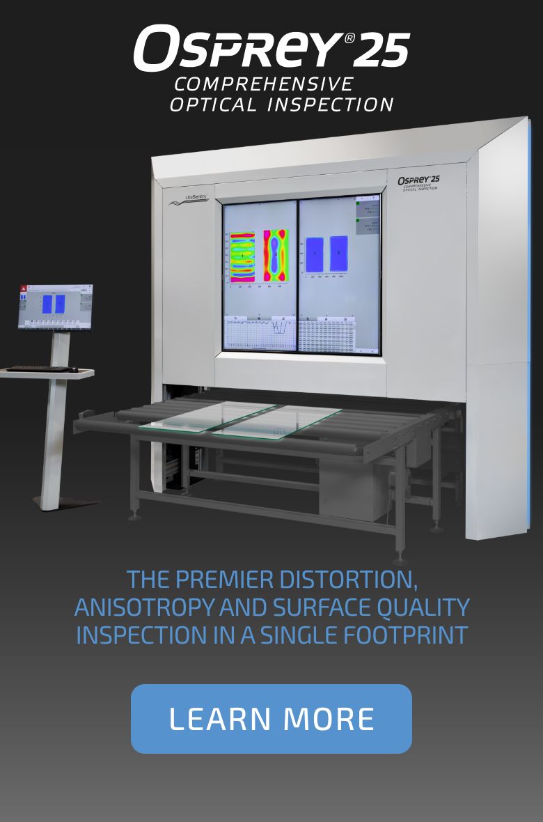 Osprey - Comprehensive optical inspection, the premier distortion, anisotropy and surface quality insprection in a single footprint