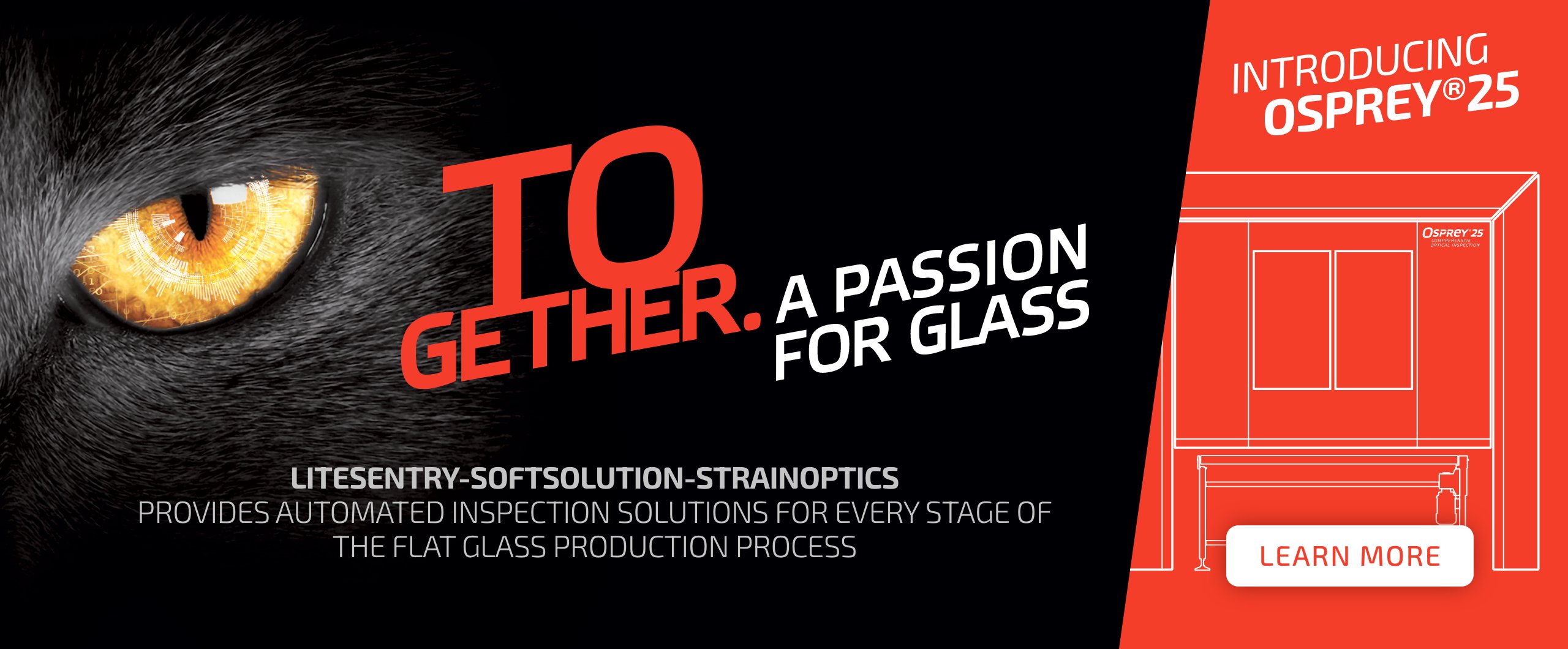 Slogan Together a passion for glass - Introducing Osprey25