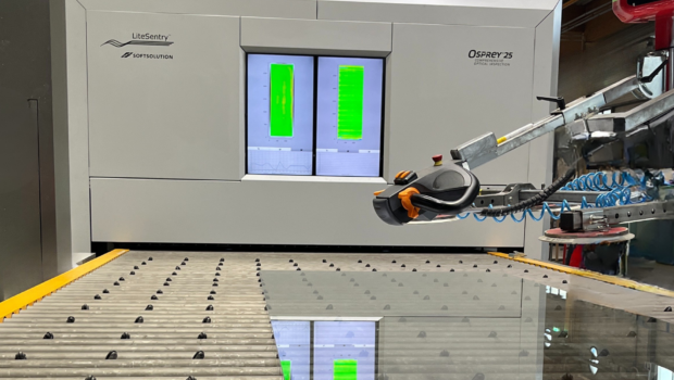 Osprey25 nach dem Vorspannen bei AGC Interpane Plattling