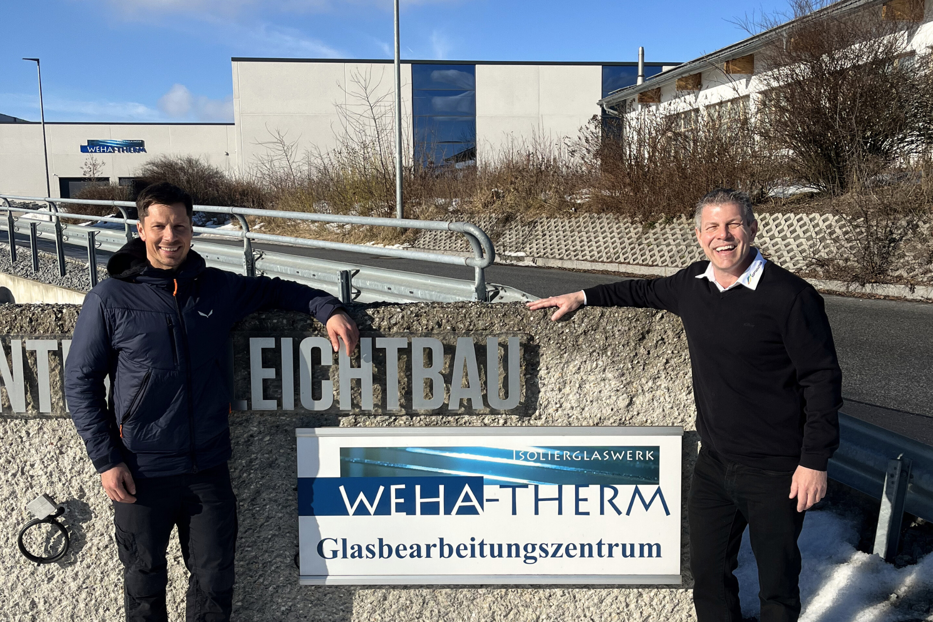 Johannes Freund - Geschäftsführer Weha-Therm und Markus Stefan - Softsolution - Qualitätssicherungspartnerschaft seit mehr als 13 Jahren