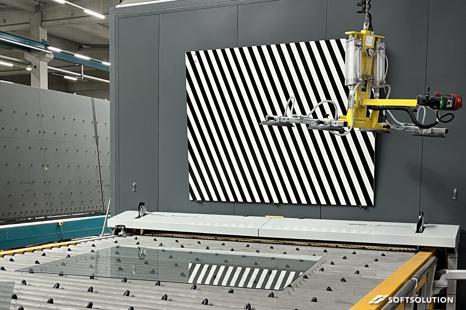 LineScanner White Haze von Softsolution am Ofenausgang bei Weha-Therm zur Qualitätssicherung